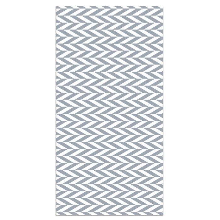 Tapis Vinyle Panorama Épis de Blé Bleues 60x110 cm - Tapis pour Cuisine, Bureau et Salon en PVC