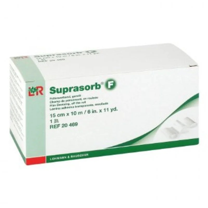 LOHMANN & RAUSCHER LR Suprasorb F Pansement de fixation transparent 10 cm x 10 m