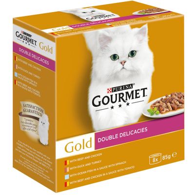 Gourmet Gold Double Delicacies 8 x 85g