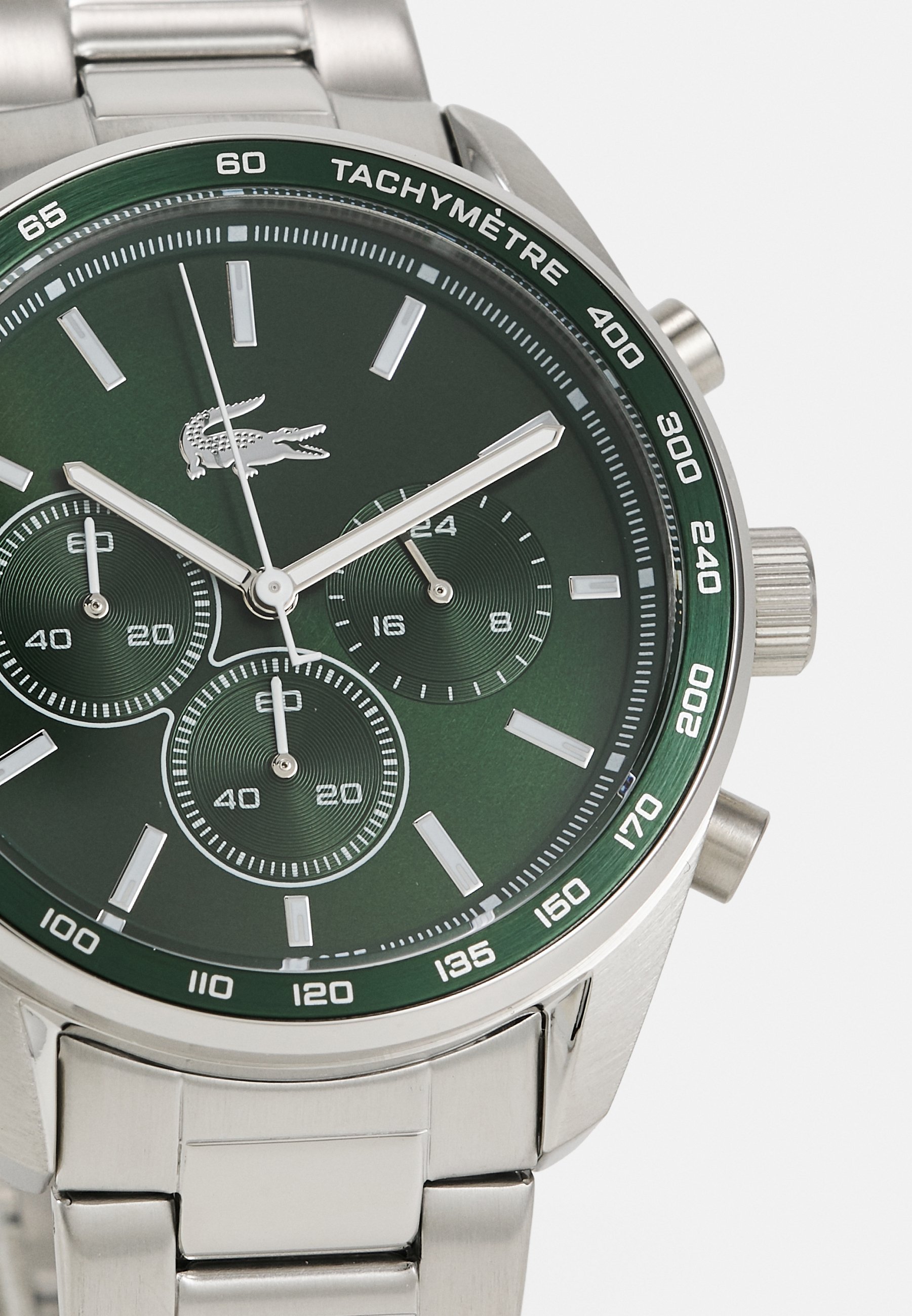 Lacoste BOSTON - Orologio cronografo - color argento/verde