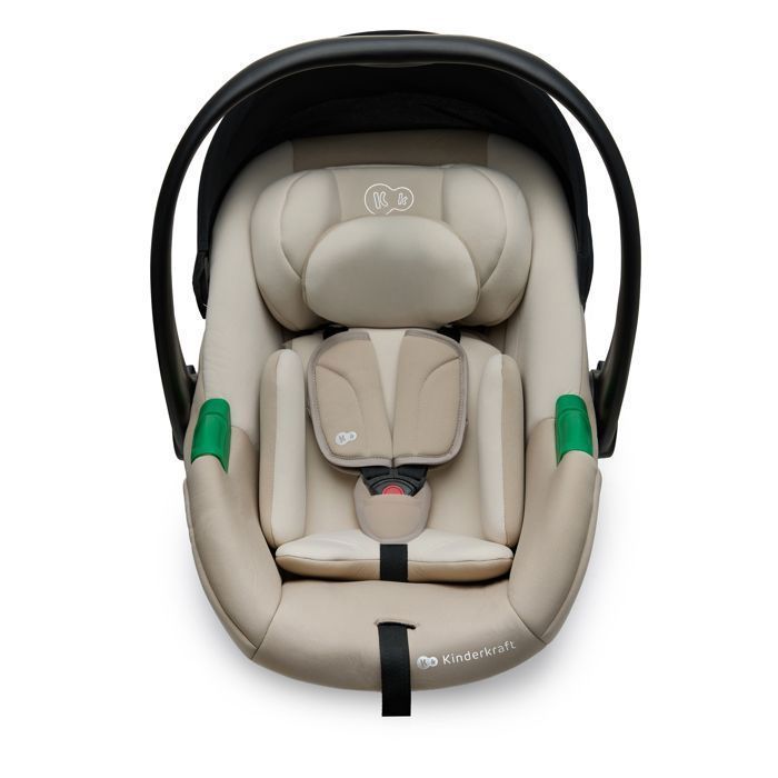 Kinderkraft MINK PRO 2 I-SIZE Autositz 40-87 cm, ultraleicht, 3,2 kg, H-GUARD+, SPS+ belüftete Schale, beige
