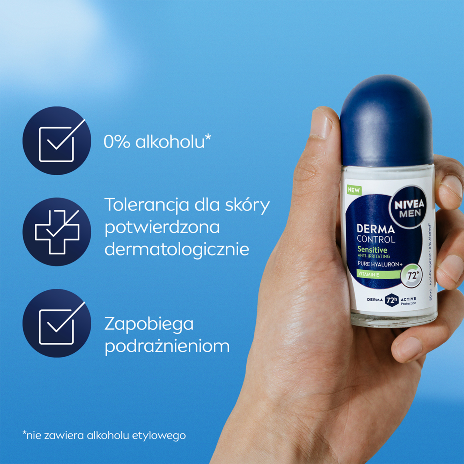 Nivea MEN Derma Control Sensitive 72h