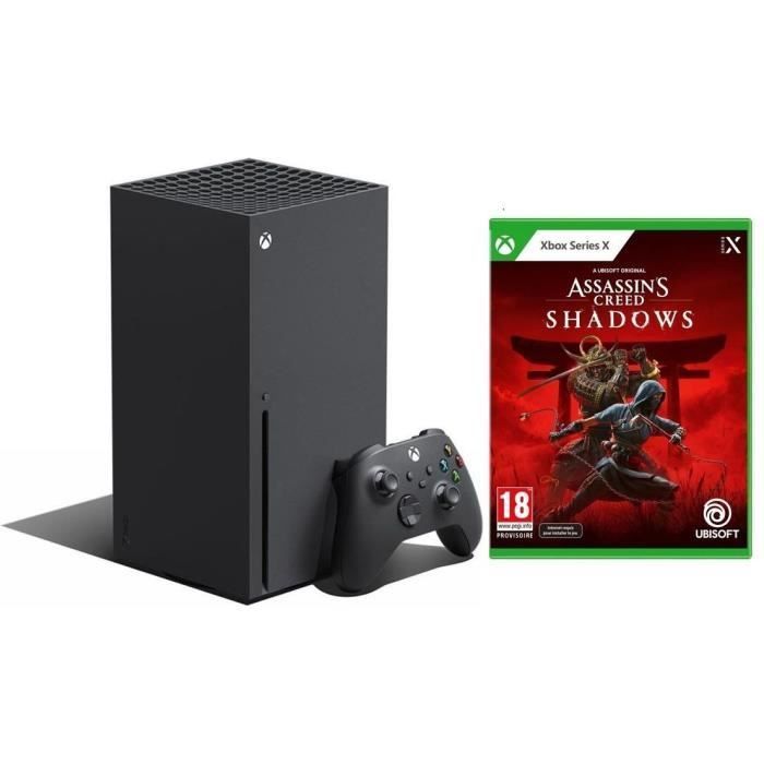 Consola Xbox Series X de 1 TB negra + Assassin's Creed Shadows - Xbox Series
