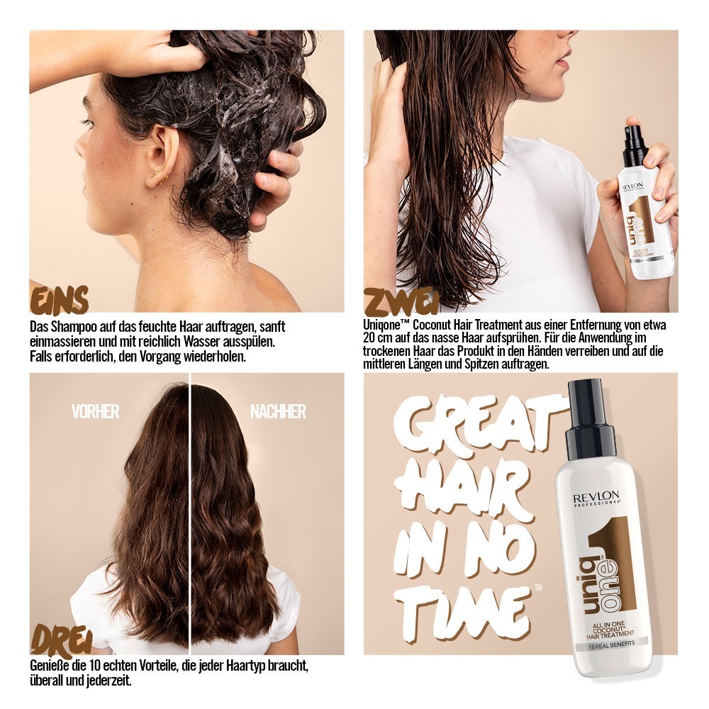 Revlon Professional toplotno zaščitni sprej UniqOne Coconut tretma za lase - 150 ml