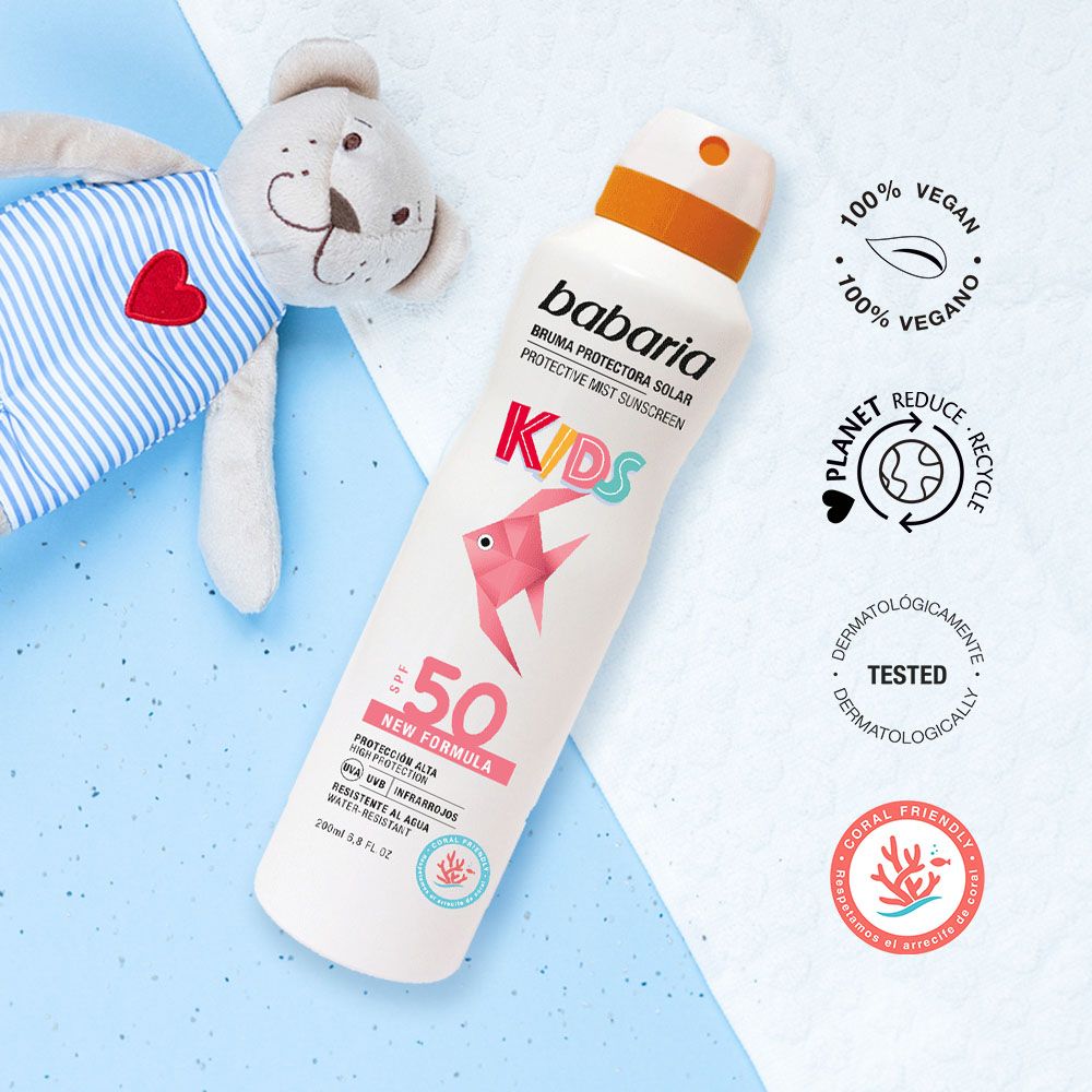 Bērnu saules aizsargkrēms ar SPF 50 Ķermeņa aizsardzība