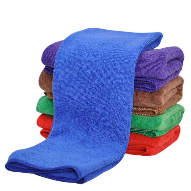Serviette en microfibre 30 x 70 cm pour le lavage et le séchage de voiture, chiffon épais pour vitres, super absorbante.