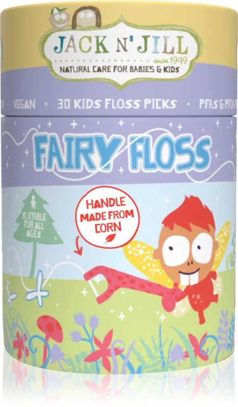 Zobotrebci Jack N' Jill Fairy Floss z zobno nitko za otroke