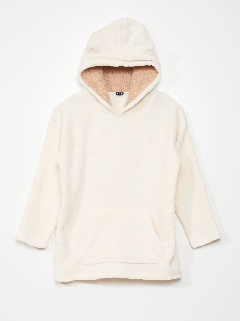 Blusa de moletom de lã - BEGE
