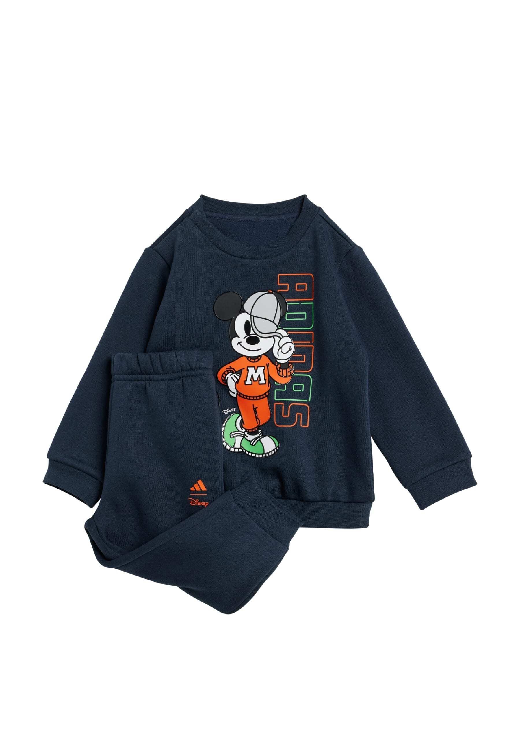 Conjunto adidas Performance Disney Mickey Mouse Unissex - Agasalho - laranja impacto Aurora Ink