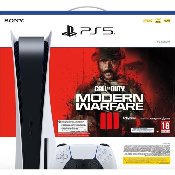 PlayStation 5-console - Standaardeditie + Call of Duty: Modern Warfare III (code in de doos)