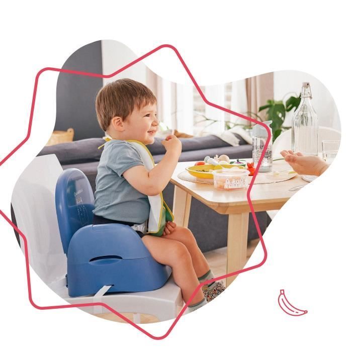 Assento elevatório para gatos Badabulle - Dobrável e compacto - Universal - De 6 a 36 meses