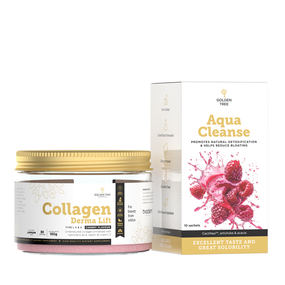 Golden Tree ZESTAW COLLAGEN DERMA LIFT+ AQUA CLEANSE