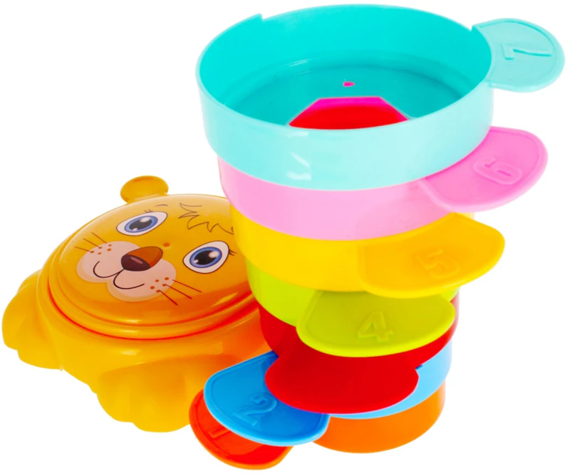 Quebra-cabeça educativo Bam-Bam Stacking Cups