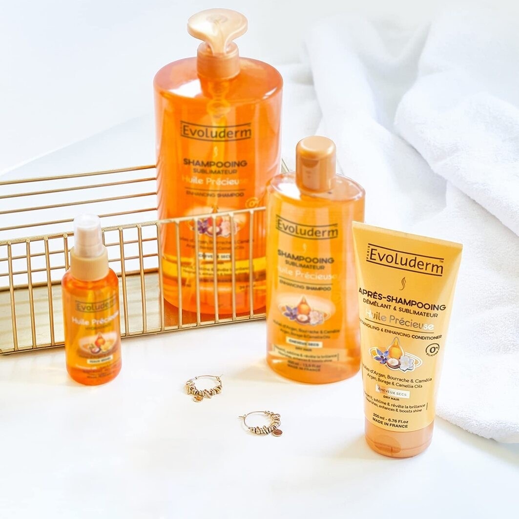 Evoluderm Après-Shampooing Démêlant & Sublimateur Huile Précieuse