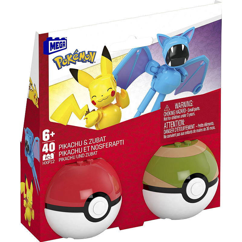 Pokémon Pikachu e Mega Pokémon Zubat