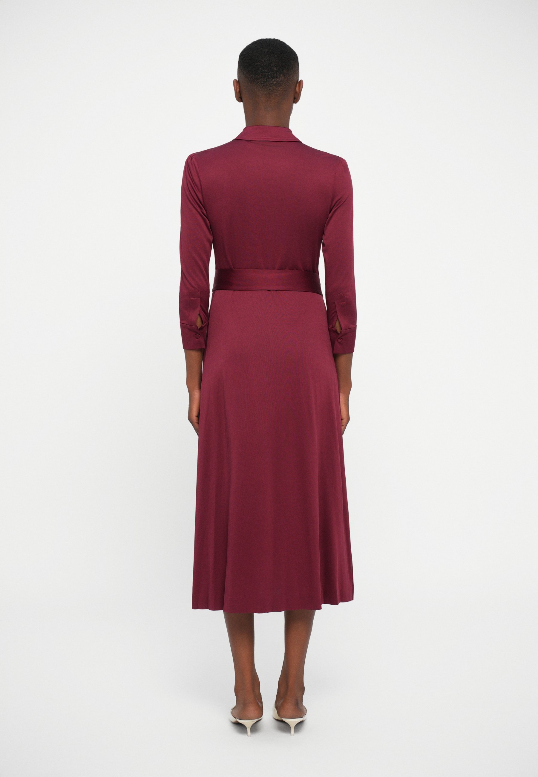Diane von Furstenberg SANA TWO DRESS - Sukienka koszulowa - wine pink