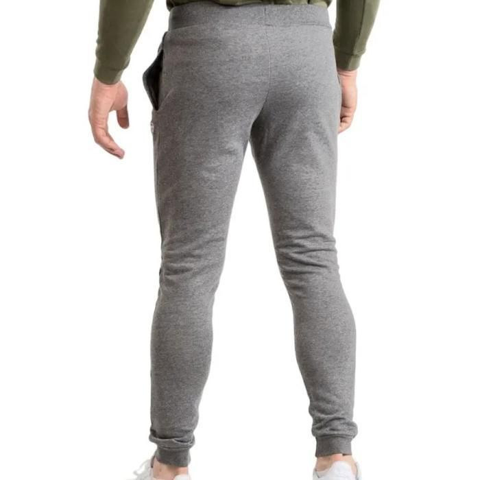 Calça de moletom masculina - SERGIO TACCHINI - Icônica - Forro de lã - Modelagem regular - 60% algodão 40% poliéster