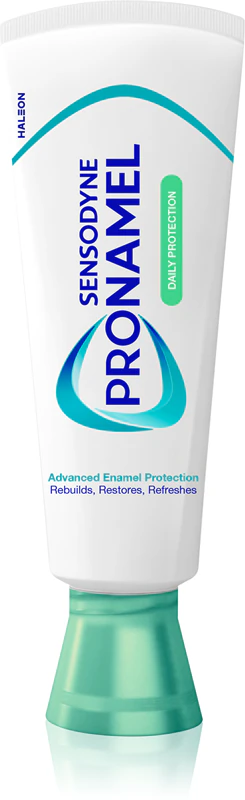 Sensodyne Pronamel Proteção Diária: Creme dental fortalecedor do esmalte para uso diário.