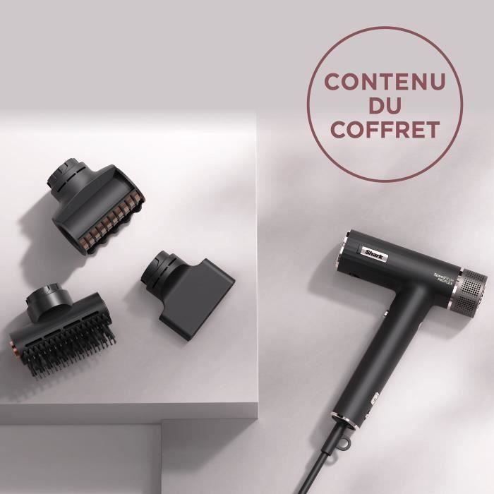Secador de pelo Shark HD752EU SpeedStyle Pro 5 en 1 con difusor antiencrespamiento rápido y 1750 W.