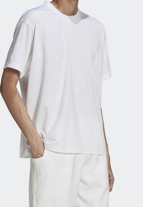 adidas Originals Print-T-Shirt – weiß
