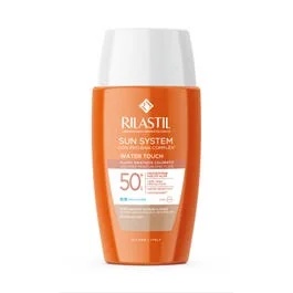 RILASTIL Rilastil Sun System Water Touch Matt Spf50+ αντηλιακό με χρώμα 50 ml ματ αντηλιακό κατά των ατελειών του δέρματος