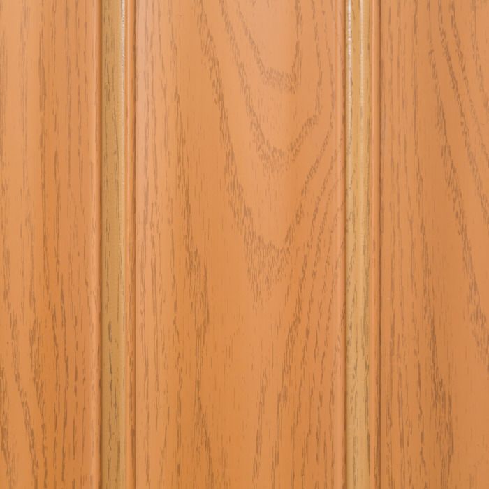 Door - TECTAKE - Double-walled PVC accordion door with sliding handle - Walnut