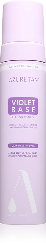 Samoopaľovacia pena Azure Tan Violet Base