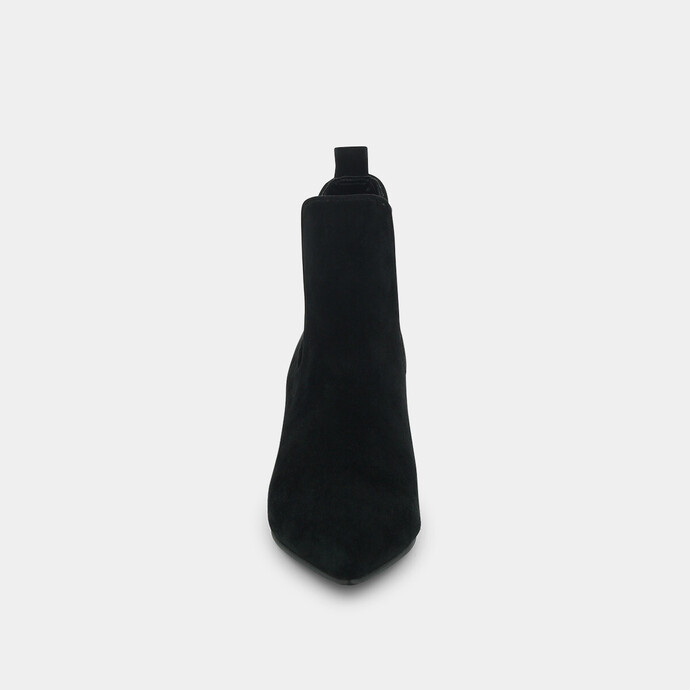 Boots pointues  en velours noir