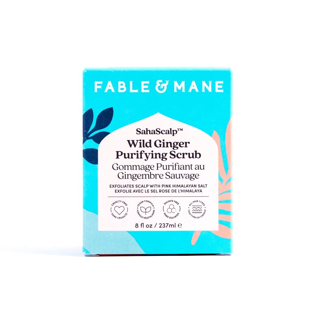 Fable & Mane hårbottenskrubb SahaScalp™ Rengöringsskrubb med vild ingefära - 237 ml