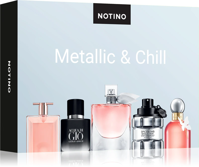 Beauty Discovery Box Notino Metallic & Chill zestaw unissex