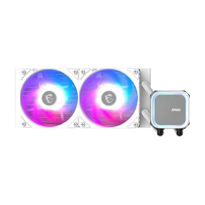 MSI - MAG CORELIQUID A13 240 - Kit de Refrigeração Líquida - 120 x 120 x 25 mm - Branco