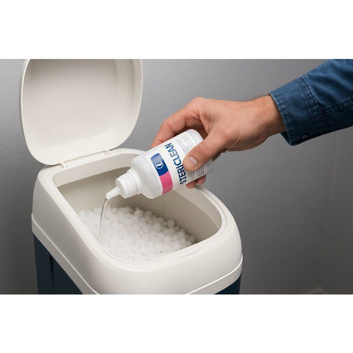 Detergente per resina addolcitore d'acqua - BWT - IOCLEAN - Rimozione di biofilm e impurità - Igiene della resina