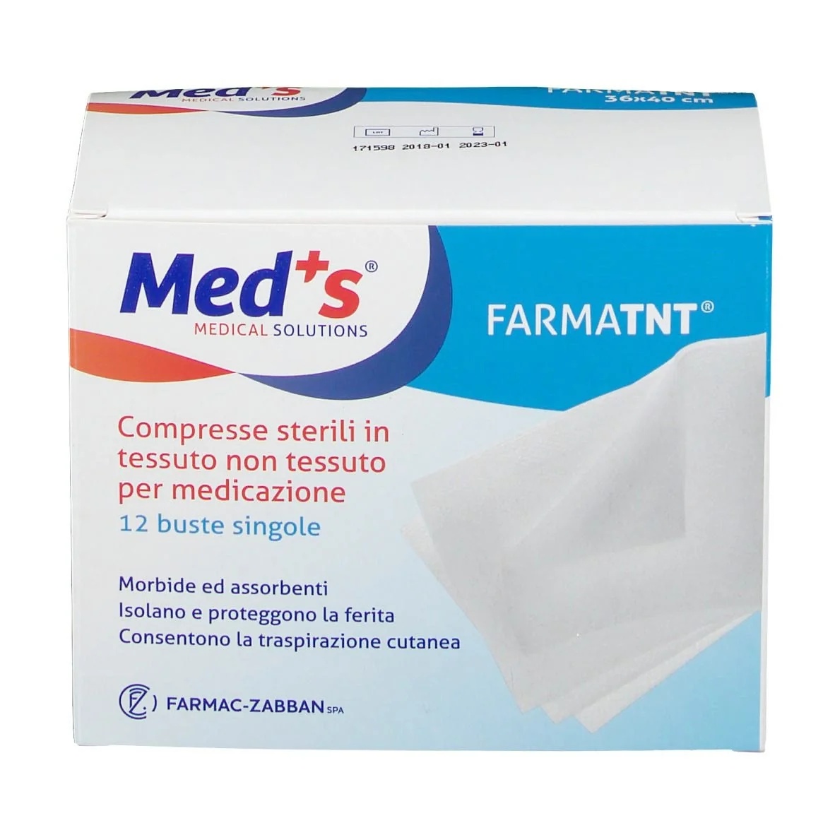 FARMAC-ZABBAN marlisidemed TNT 5x5cm 12 tk