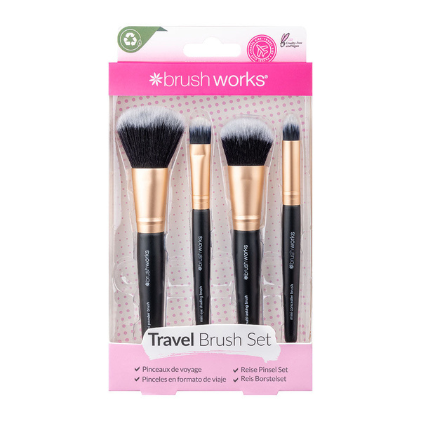 Cestovná sada štetcov na make-up Brushworks