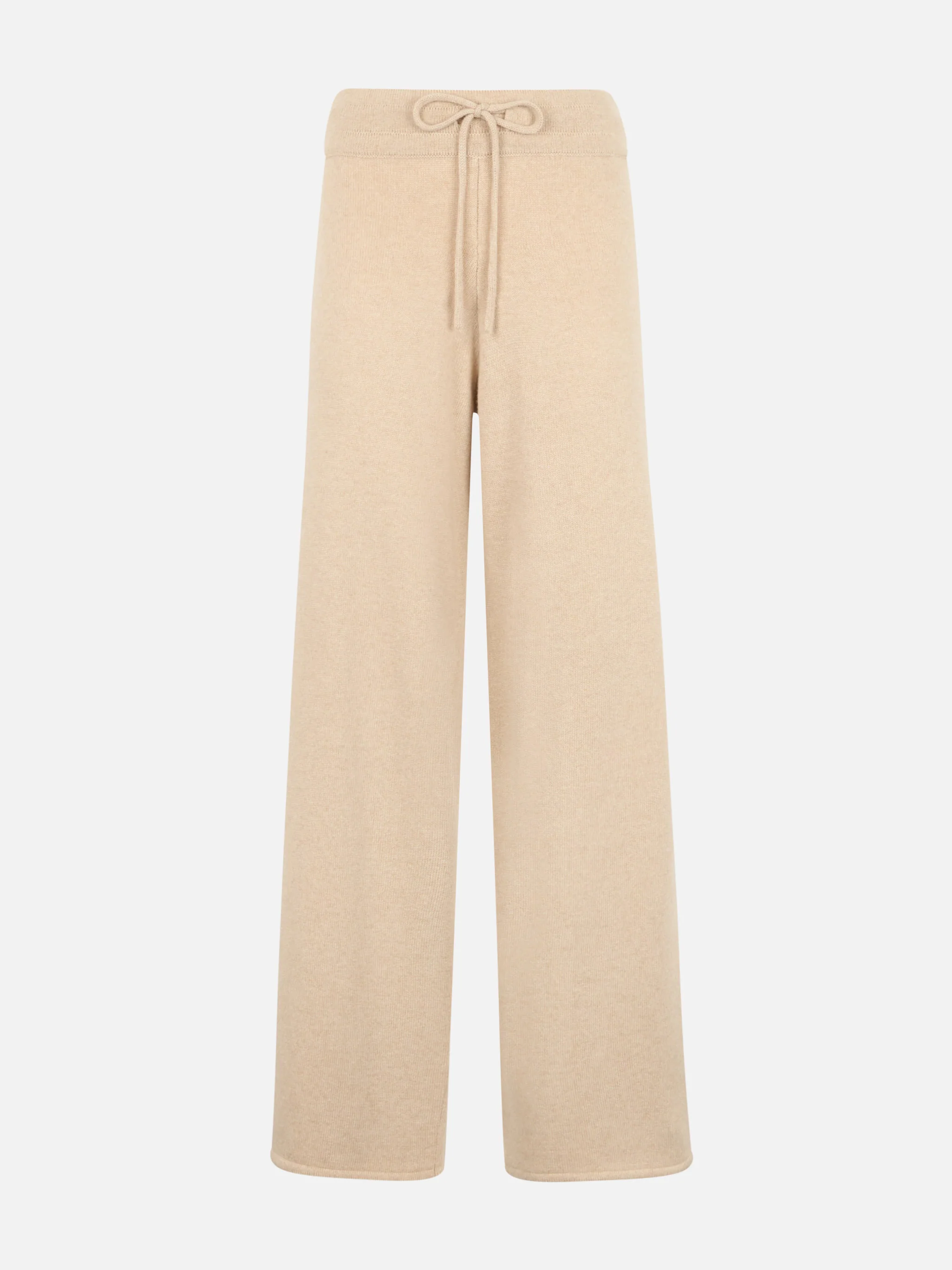 Beige gebreide Cambon damesbroek