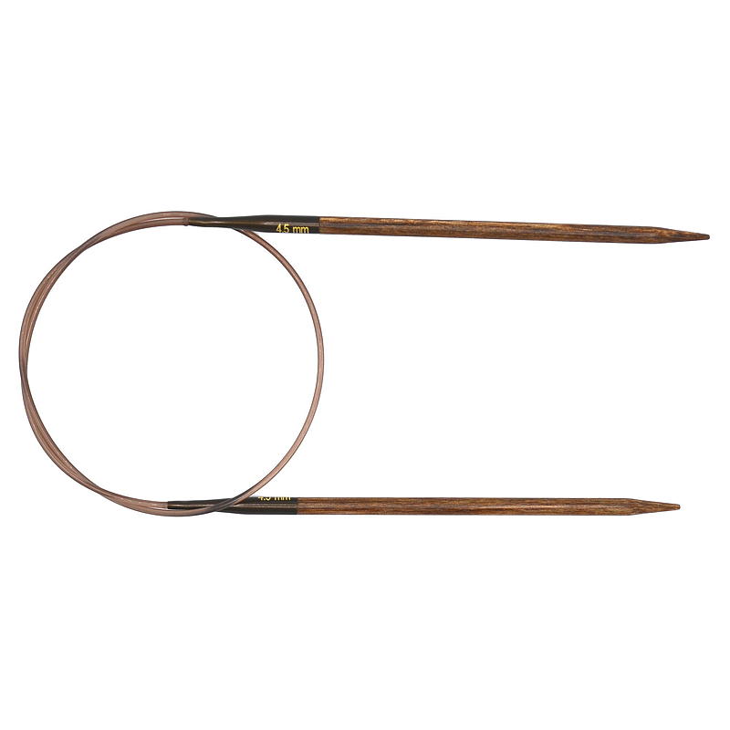 Aiguille circulaire 60 cm 4,5 mm bouleau