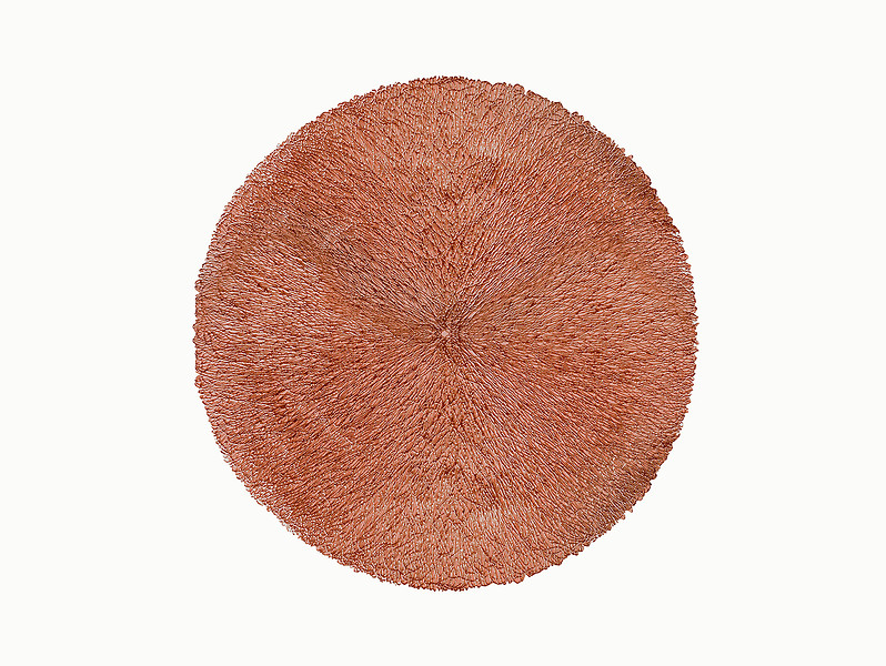 Podkładka pod talerz 38 cm miedziana