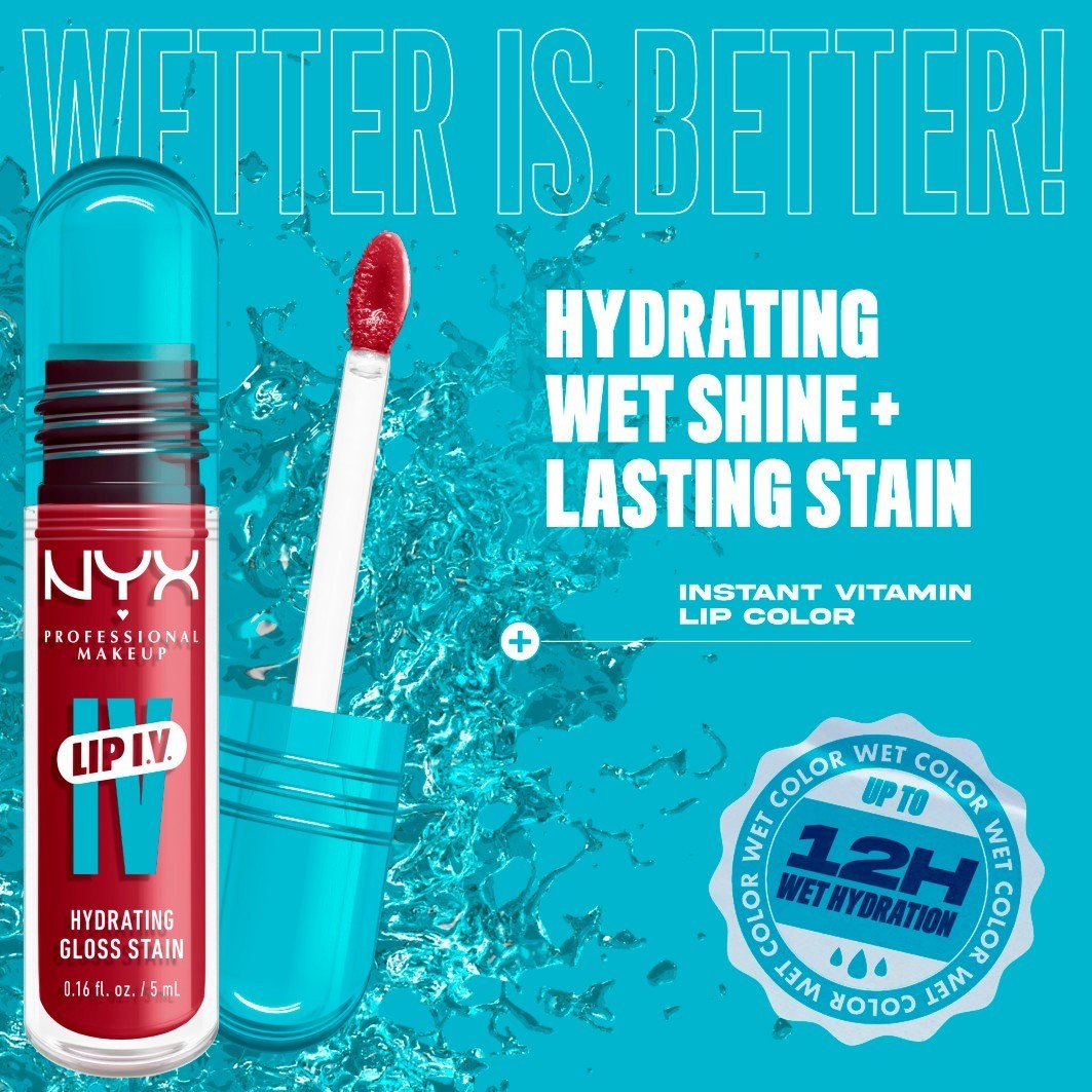 NYX Professional Makeup lūpų blizgis Lip IV - 5 ml