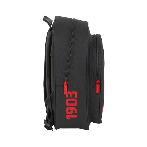 Atlético de Madrid Schwarzer Kinderrucksack (Klein)