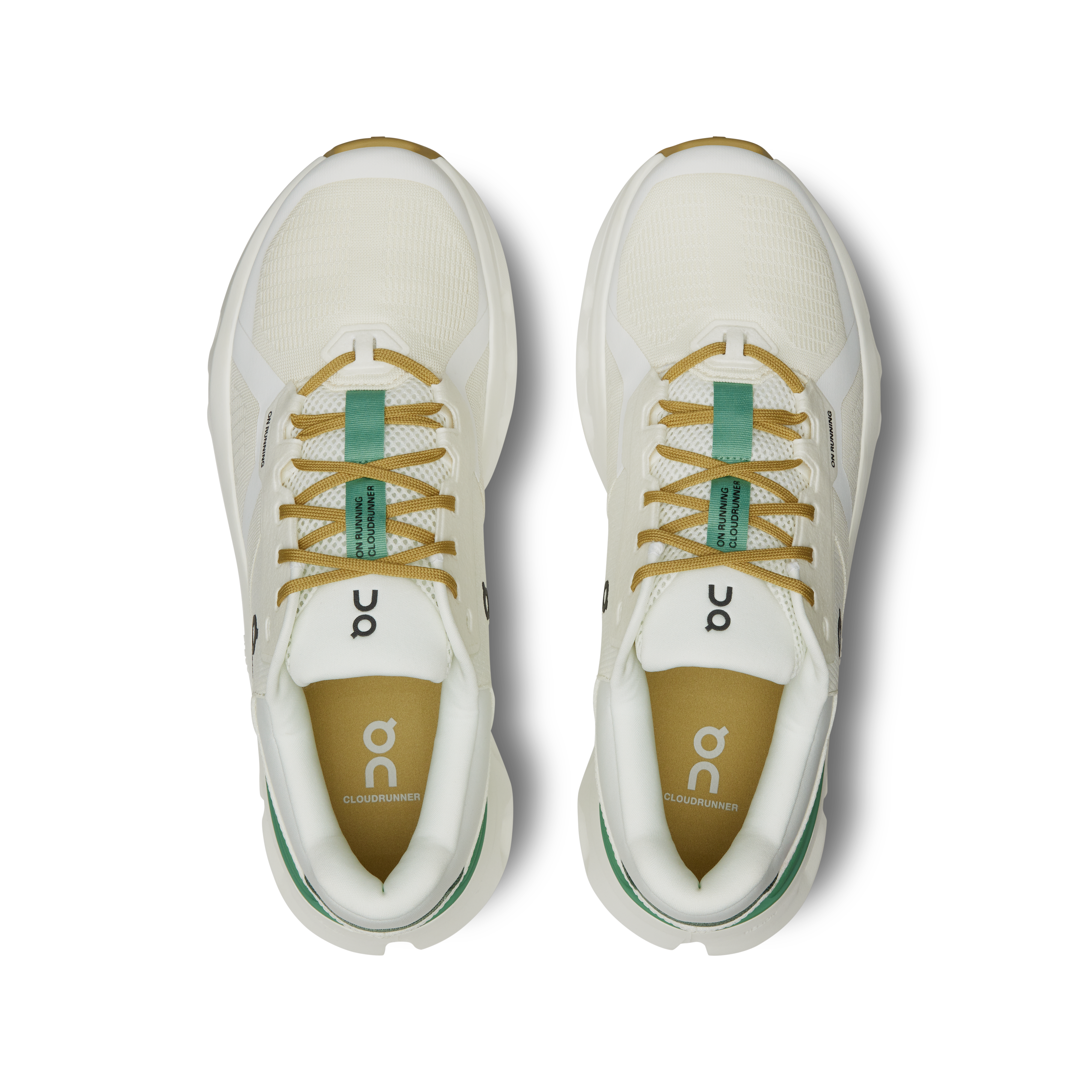 On Scarpe da uomo Cloudrunner 2 bianche | verdi