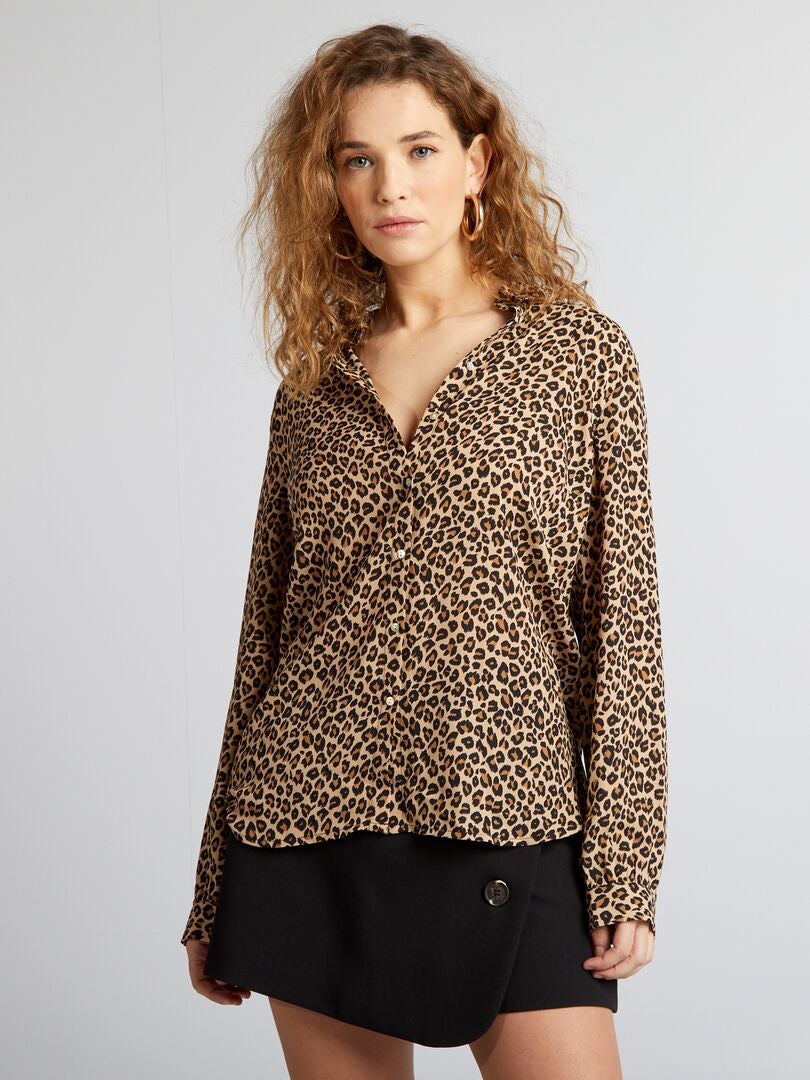 Camisa suave - BEIGE