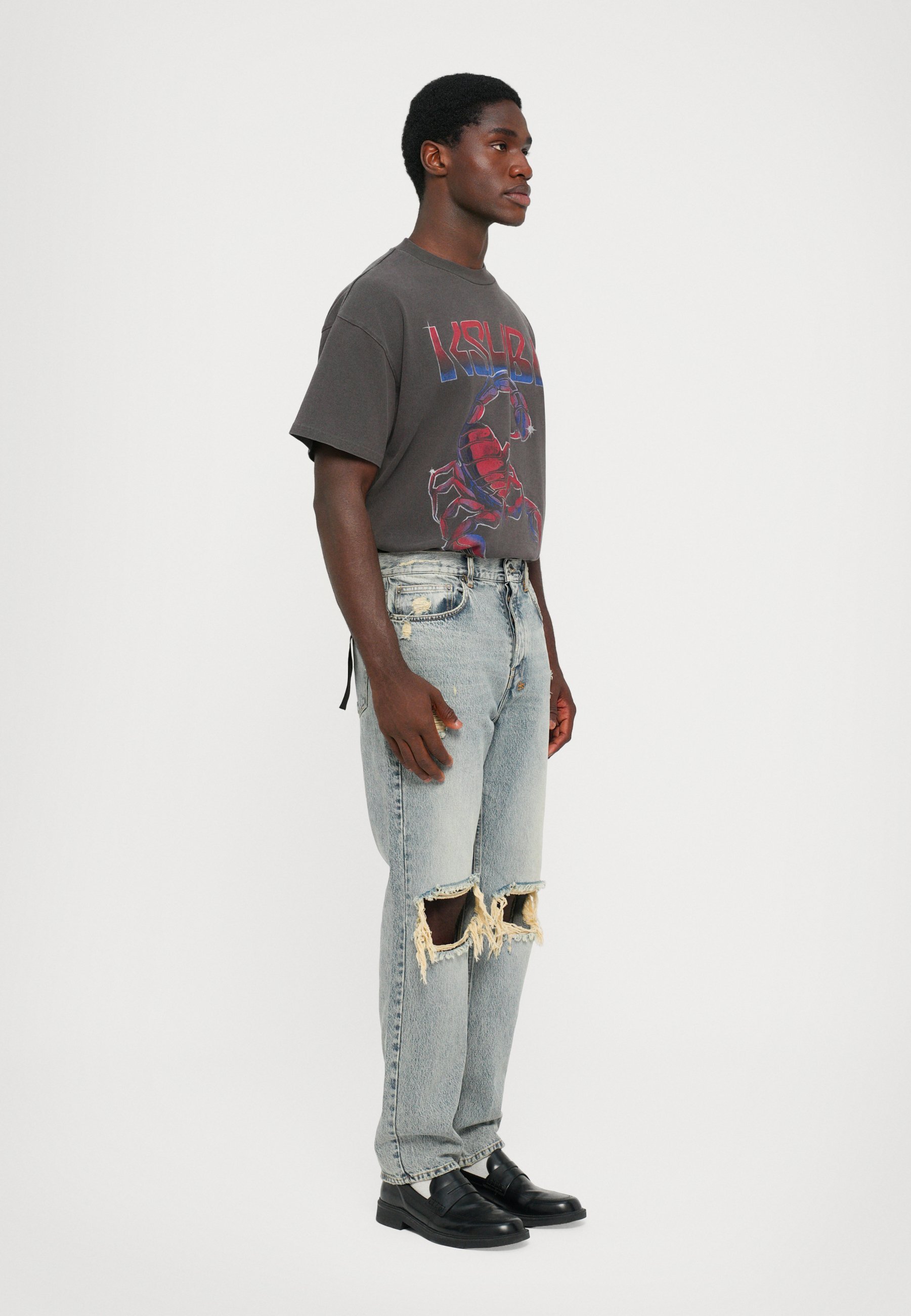 Jeans Ksubi MAX PUNK ETERNITY - vestibilità comoda - blu
