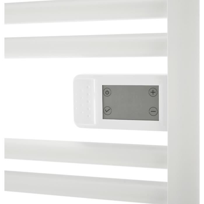Radiador toallero OCEANIC sin ventilador - 700W - Blanco mate - NF