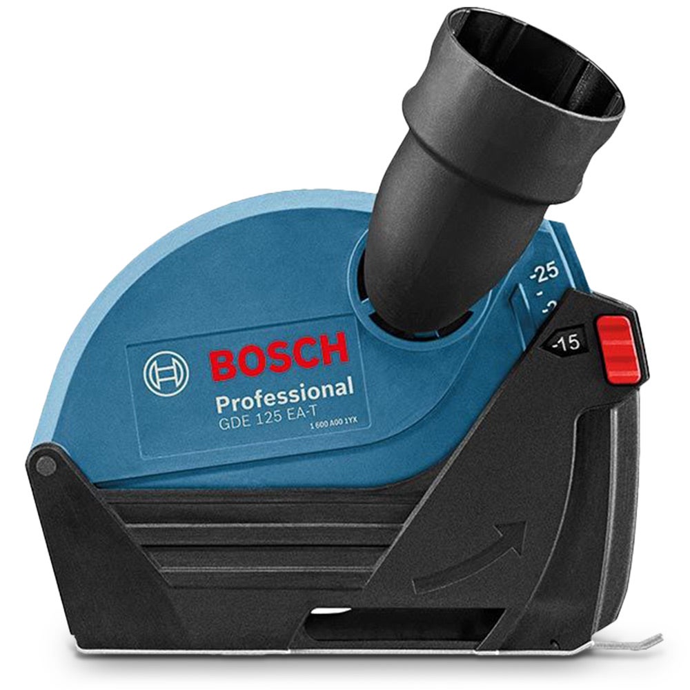 BOSCH 125-mm-Schutzhaube mit Staubabsaugung für BOSCH Winkelschleifer – GDE125EAT