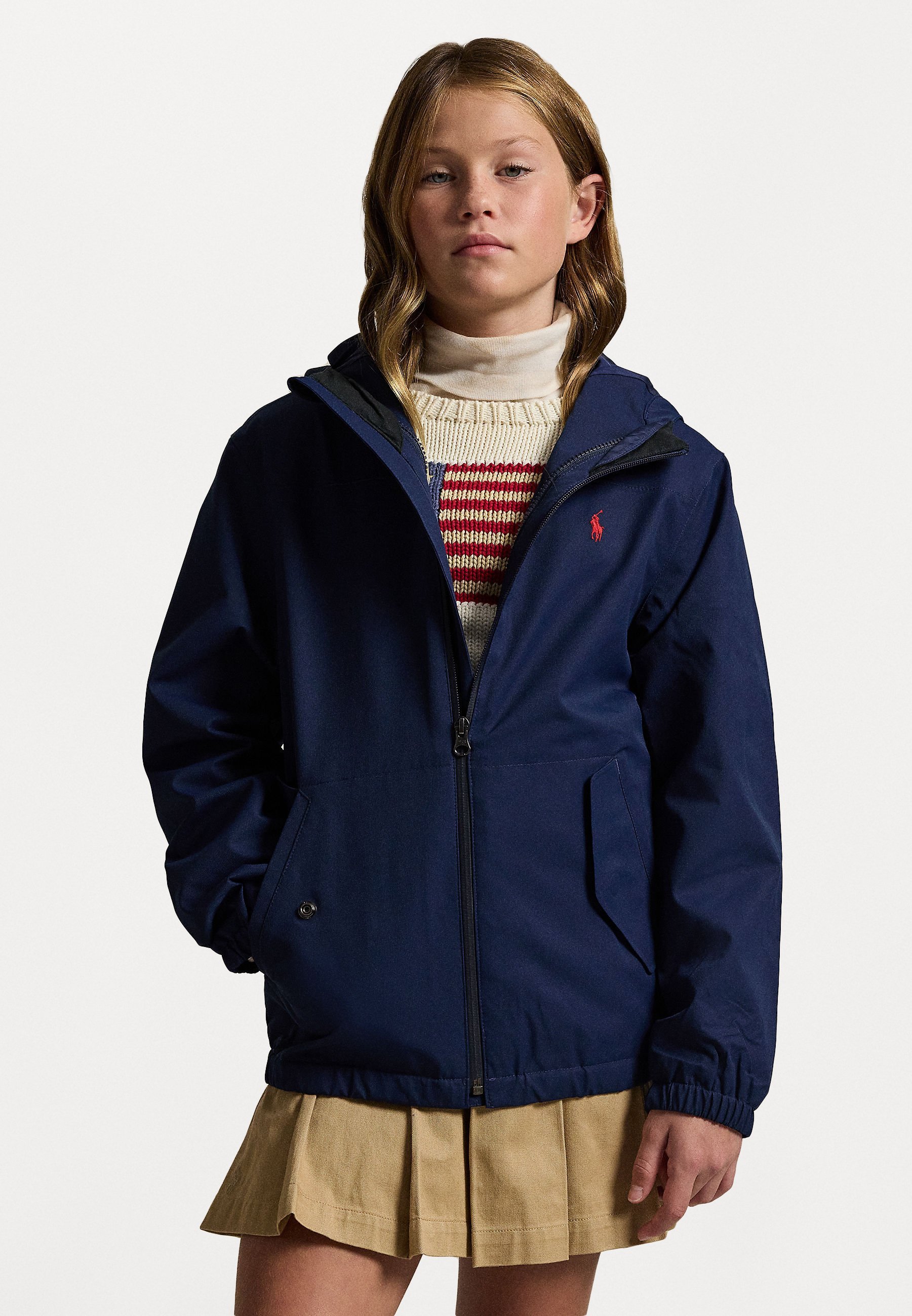 Polo Ralph Lauren P-LAYER 1 Kapuzenjacke Unisex - Wasserdichte Jacke - Newport Navy
