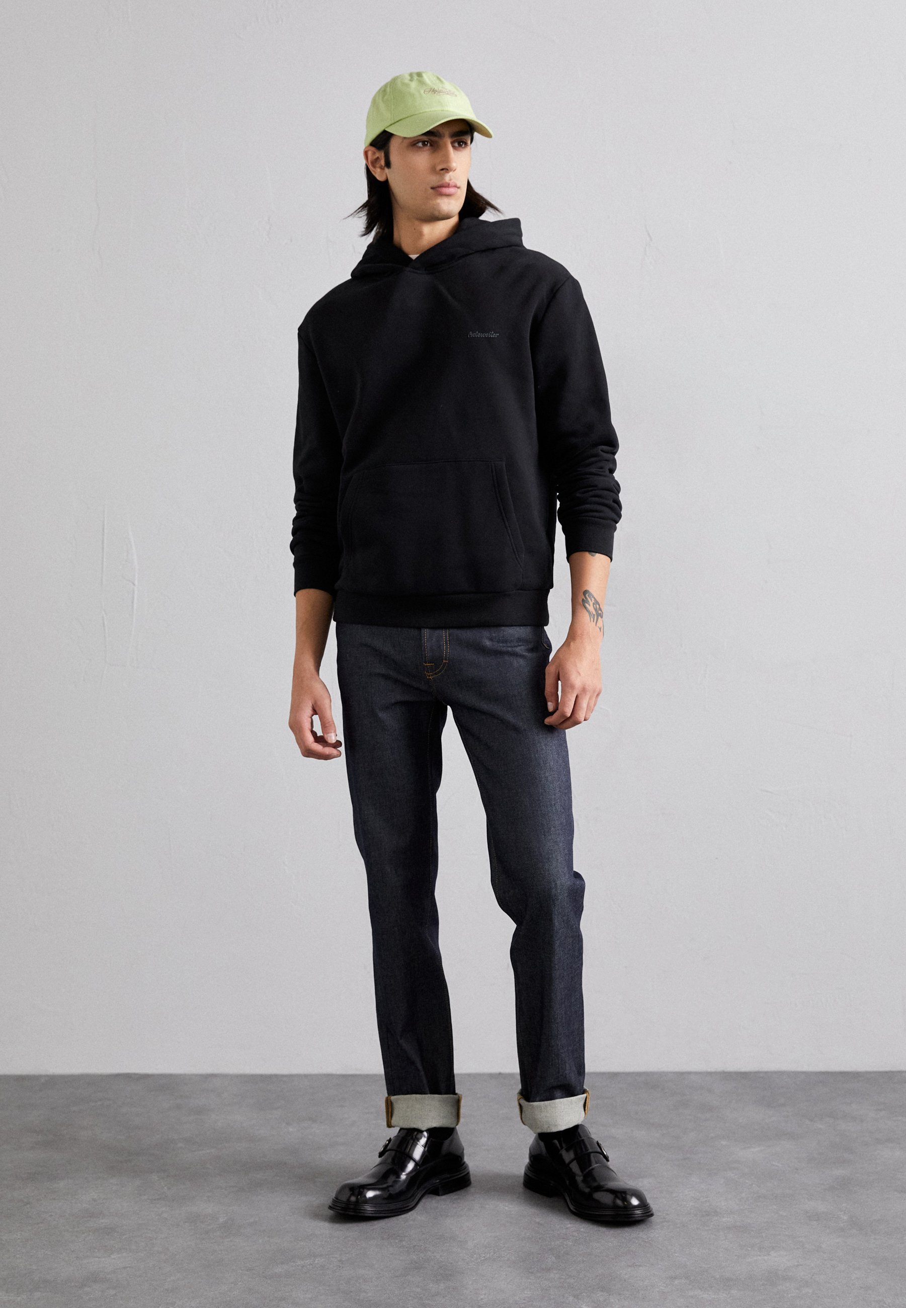 Holzweiler REGULAR HOODIE - Felpa - nera