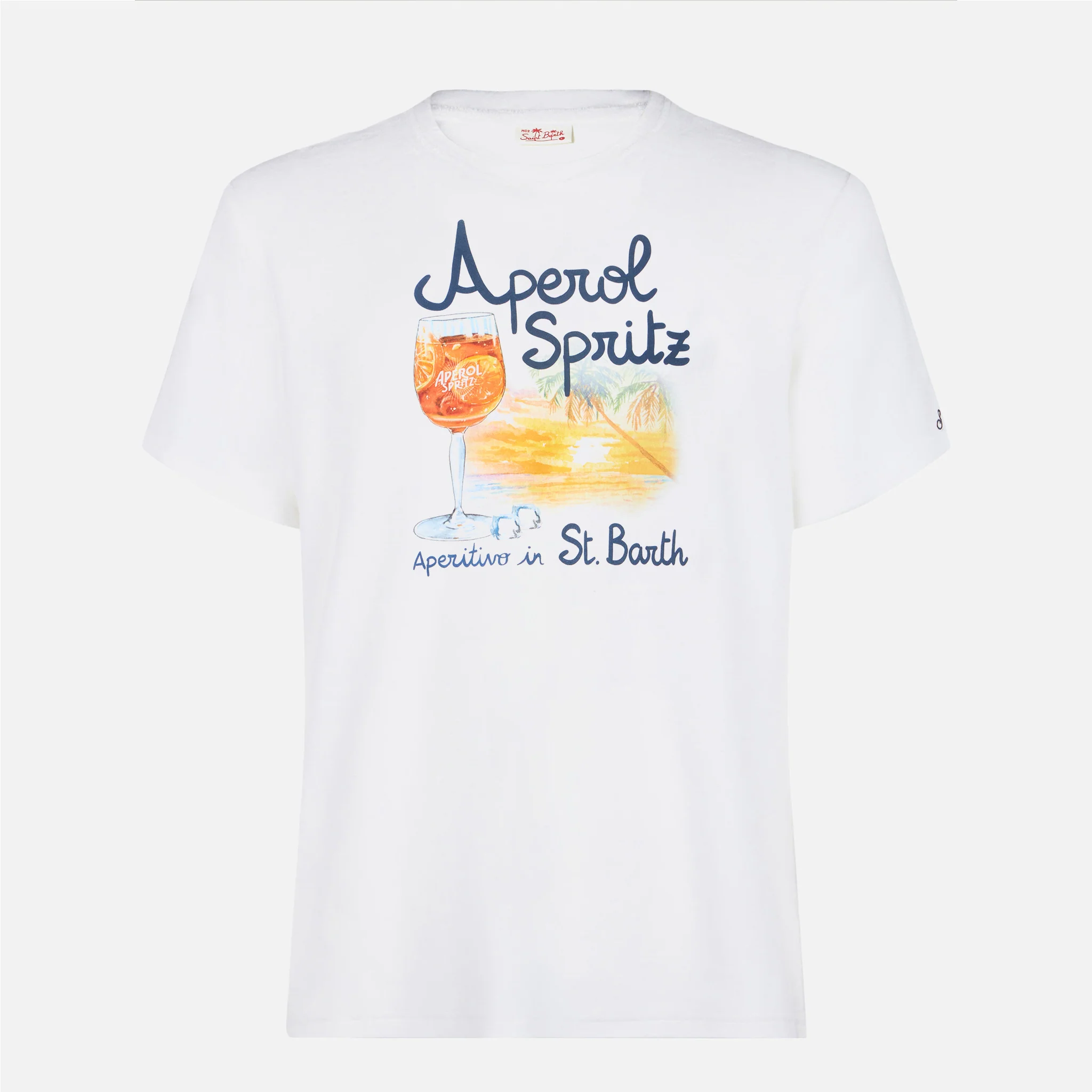 T-shirt da uomo in cotone con stampa Aperol Spritz Venezia | EDIZIONE