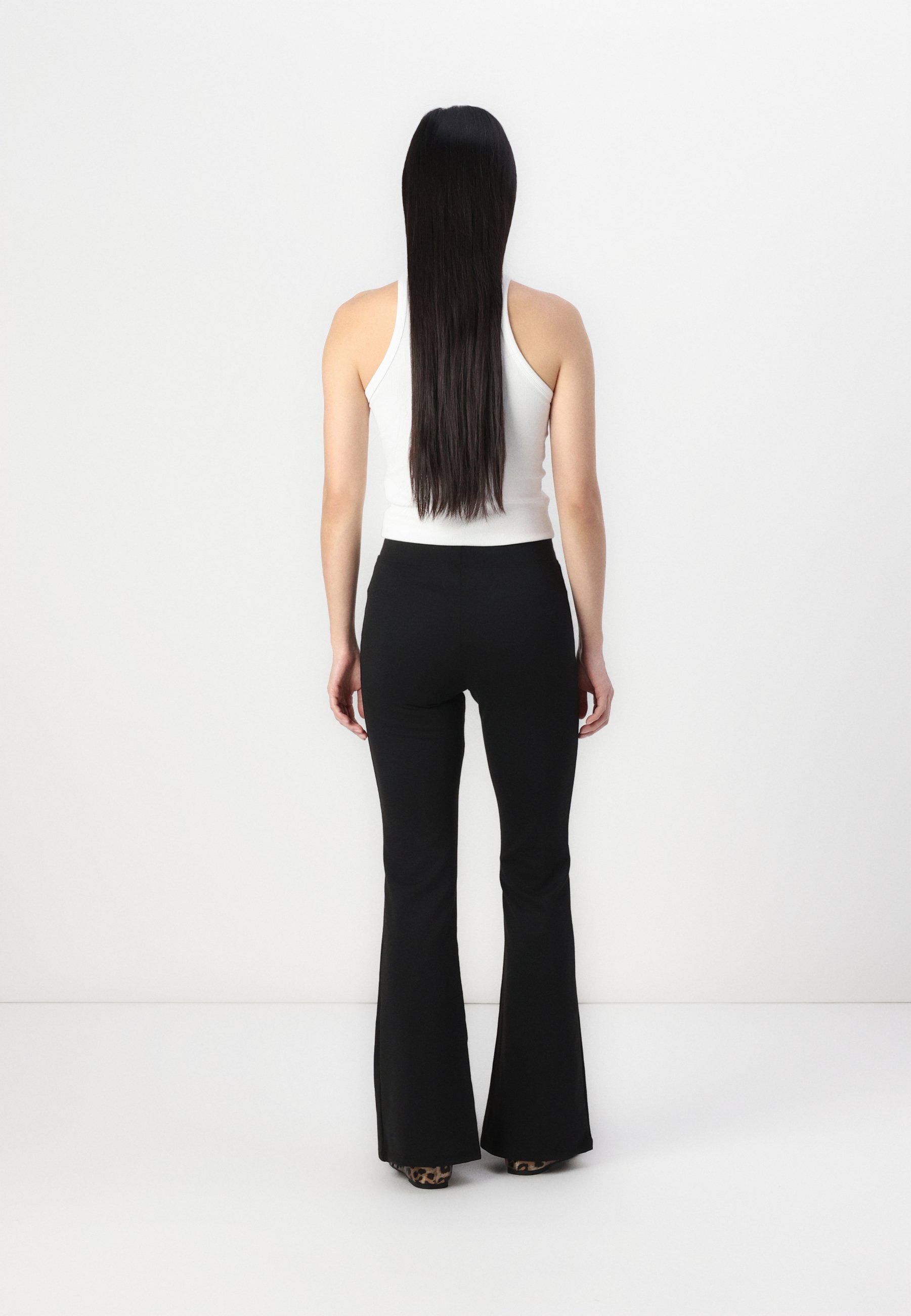 Pantaloni a zampa Only Onfever - Leggings - Pantaloni - neri