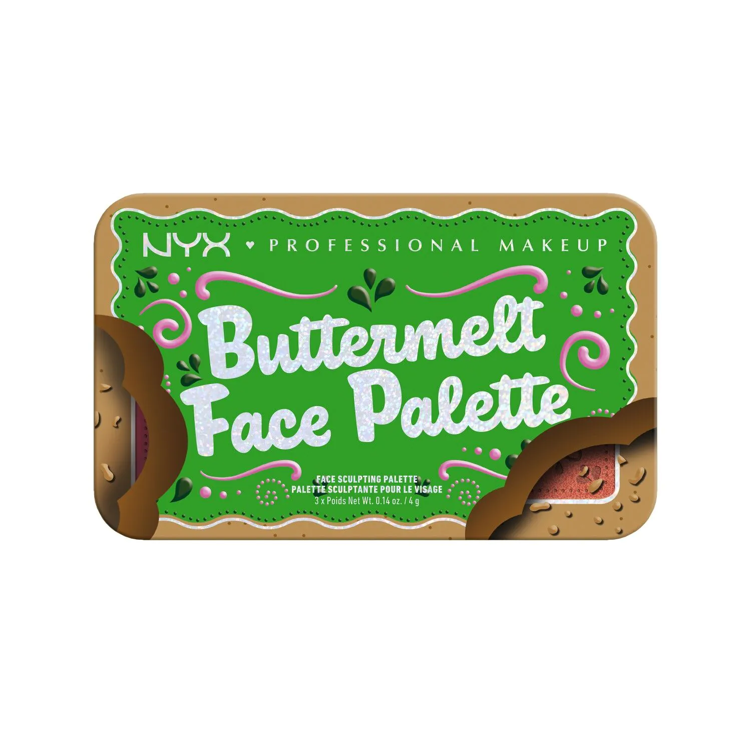 NYX Buttermelt Face Palette Paleta do makijażu 02