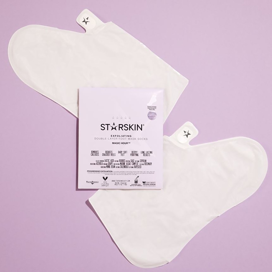 STARSKIN® Sheet Mask Magic Hour™ Exfolierande fotmask med dubbla lager - 50 ml